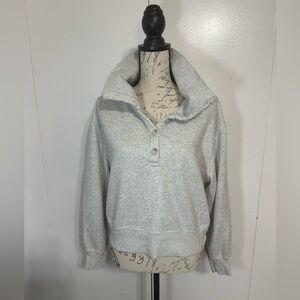 Abercrombie & Fitch Light Gray Sweatshirt Soft A&F Collection